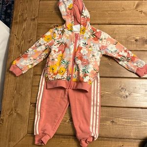 Adidas sweat suit for baby